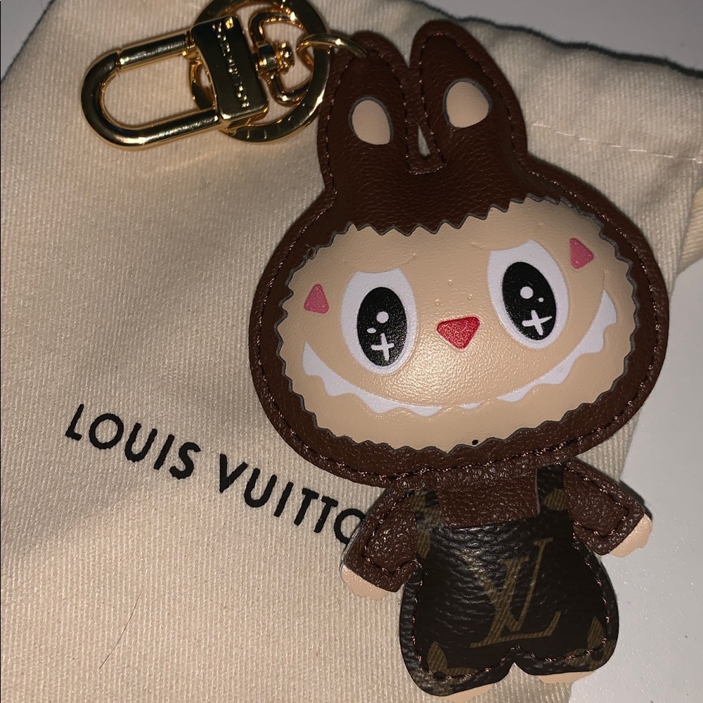 Upcycled Labubu bag/purse charm keychain